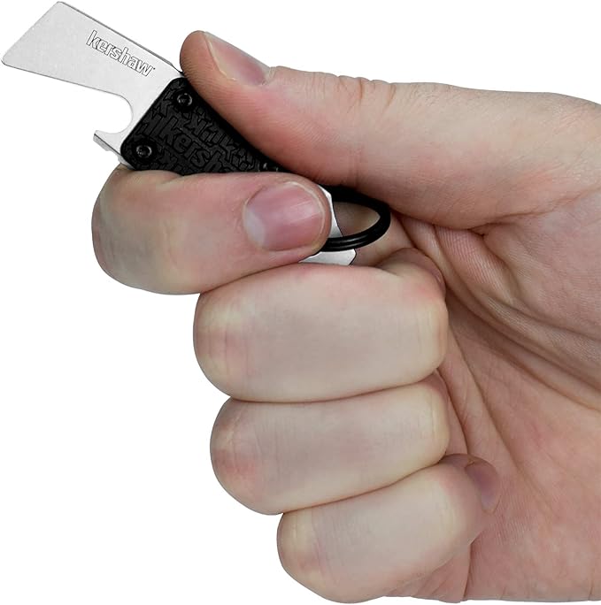 Kershaw 8800X Keychain Multitool with Bottle Opener, Screwdriver, Pry Bar - 0.8 oz, 2.75 in, 8Cr13MoV Steel