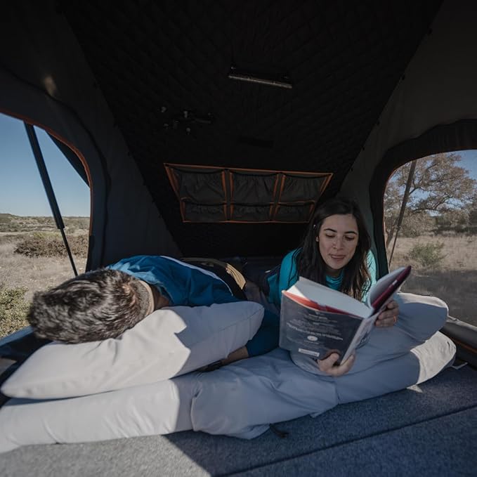 HEST Dually - Portable Camping Mattress, Enhanced Memory Foam, Double Mattress, Sleeps Two