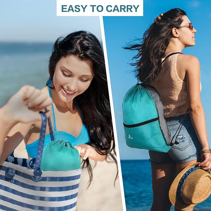 Beach Blanket Waterproof Sandproof,Large Oversized Sand Free Beach Mat,Portable Picnic Mat for Travel Camping Hiking Picnic, Lightweight & Durable Family Water Resistant Mat(Green)