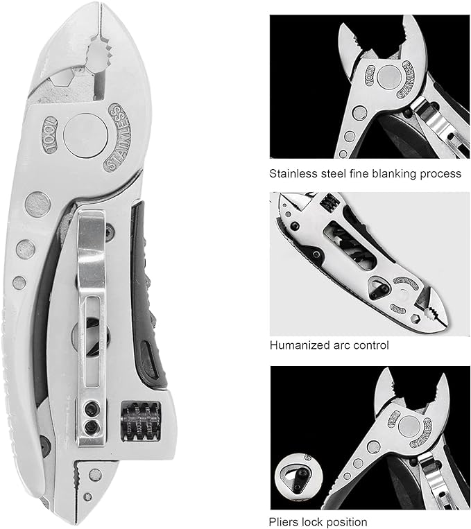Multitool Adjustable Wrench Jaw+Screwdriver+Pliers Multitool Set