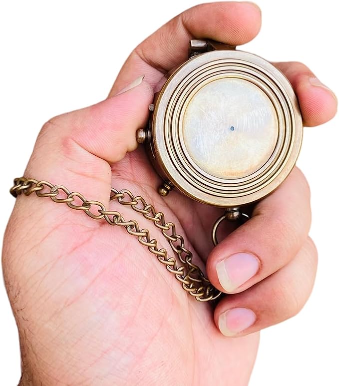 Engraved Brass Compass, Compass Gift for Teenage, Gift for him, Birthday, Baptism, Graduation, Confirmation, Love, Xmas Gift idea Sentimental, Graduation, Inspirational Gifts for Him/Her