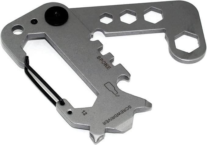 Multi Tool Key Chains EDC Kit Carabiner Clip,Tactical Stainless Steel Keychain Tool