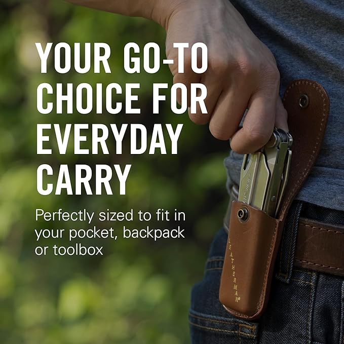 LEATHERMAN, Wave+, 18-in-1 Full-Size, Versatile Multi-tool for DIY, Home, Garden, Outdoors or Everyday Carry (EDC), Stainless Steel