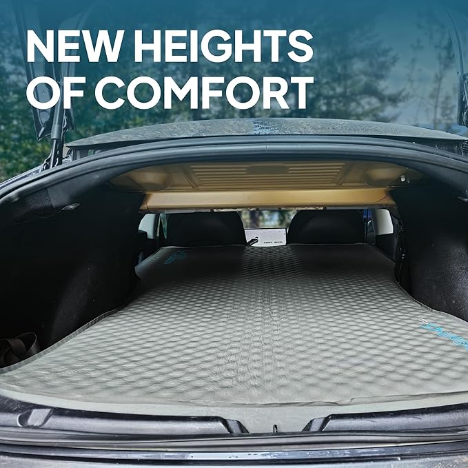 LOSTHORIZON Tesla Camping Air Mattress with Foam, Self Inflating Sleeping Pad, 4.5" Thick, with Air Pump, Model S