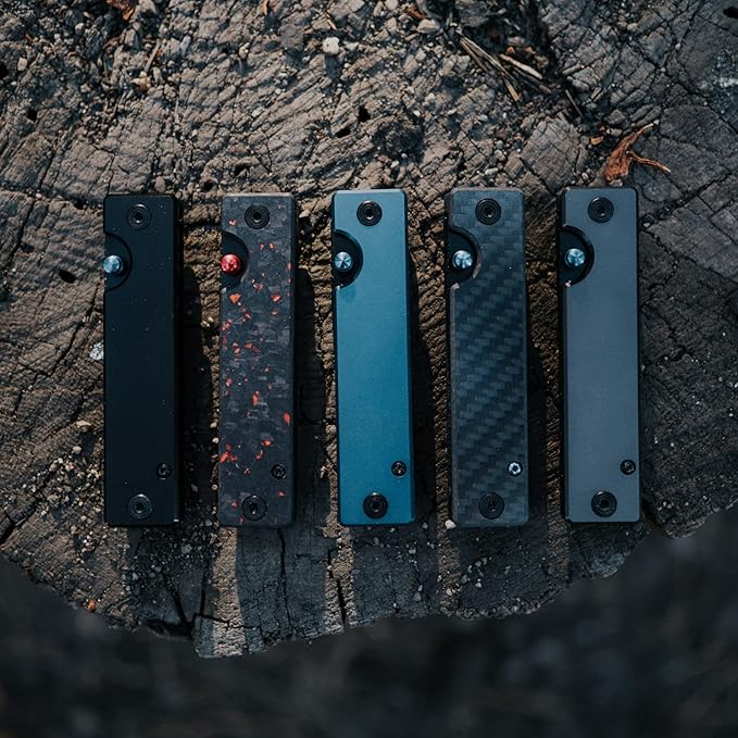 The Ridge Summit Knife | Folding Pocket Knife with Clip for Pocket Knife (Aluminum Gunmetal)