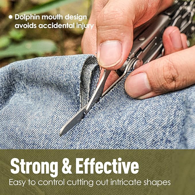 Multitool, 22-in-1 Multi-Tool Pliers with Safety Locking, Pocket Knife, Bottle Opener, EDC Equipment With Pocket Clip for Survival, Camping, Hunting and Hiking, Stainless Steel