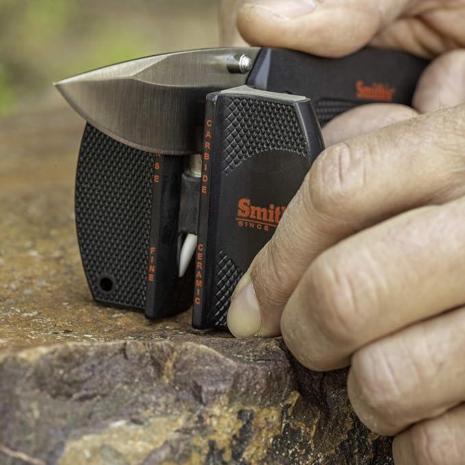 Smith's EDGESPORT 51231 2PCS Combo KIT Folding Knife Black