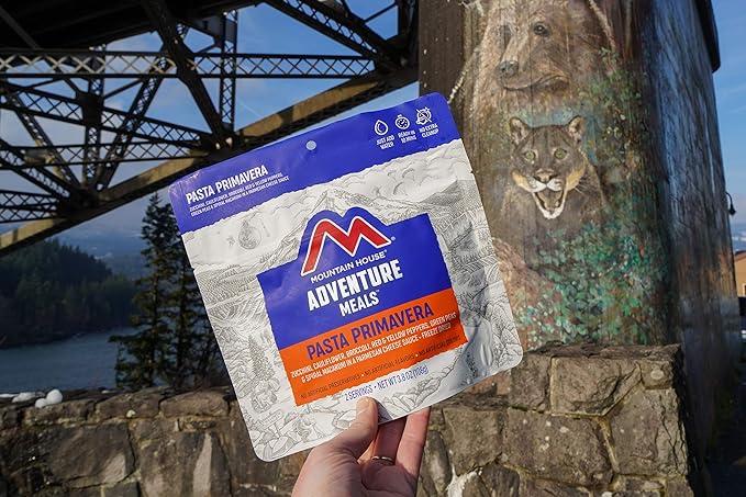 Mountain House Pasta Primavera | Freeze Dried Backpacking & Camping Food | 2 Servings