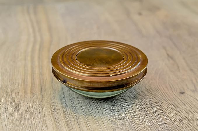 Vintage Style Brass Pocket Compass with Wooden Box, Gifts for Friends & Family, Nautical Navy Compass, Baptism Gifts, Confirmation Gifts