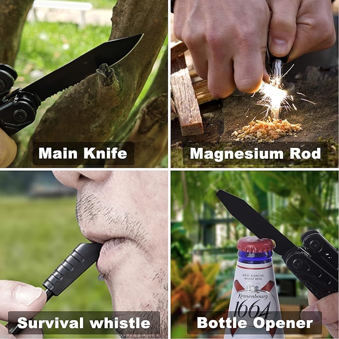 Gifts for Dad from Daughter Son,All in One Survival Tools Hammer Multitool Camping Accessories,Birthday Father's day Christmas Thanksgiving day Valentine's day Gift Ideas for Men Father Him,ATH-802