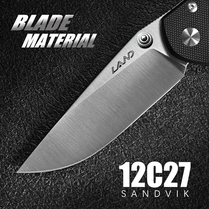 LAND Outdoor Hunting Survival Camping EDC Tool Pocket Folding Knife (910)