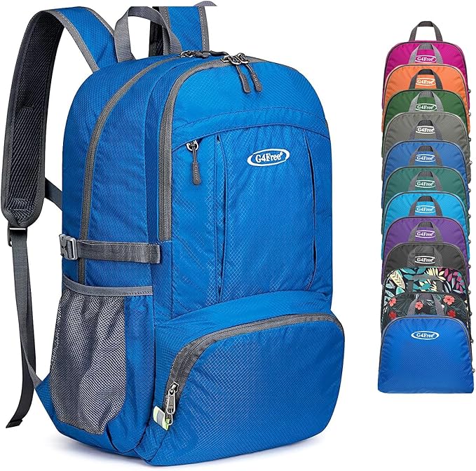 G4Free 40L Lightweight Packable Hiking Backpack, Waterproof Travel Daypack