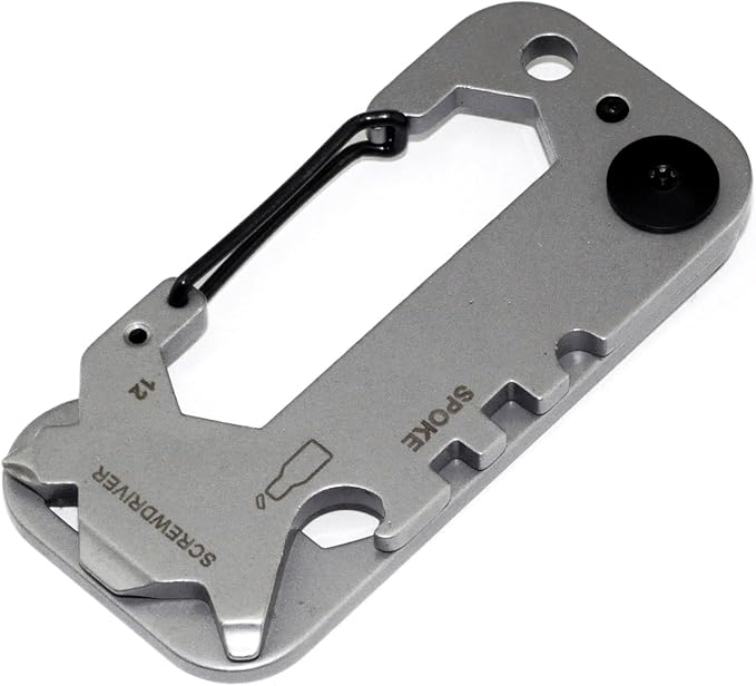 Multi Tool Key Chains EDC Kit Carabiner Clip,Tactical Stainless Steel Keychain Tool