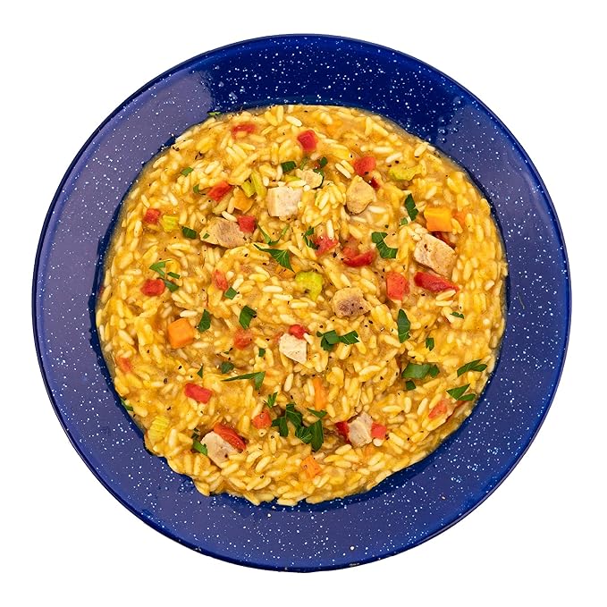 Mountain House Rice & Chicken + Chicken Teriyaki with Rice | Freeze Dried Backpacking & Camping Food | 2 Servings Each | Gluten-Free