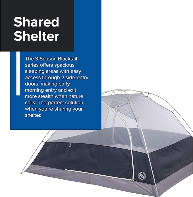 Big Agnes Blacktail & Blacktail Backpacking and Camping Tent