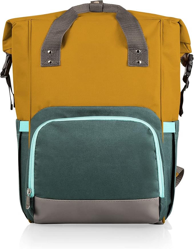 ONIVA - a Picnic Time Brand Roll-Top Cooler Backpack - Hiking Backpack - Soft Cooler Bag