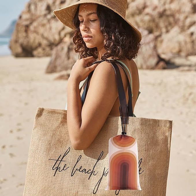 9 ft×10 ft Extra Large Waterproof Sandproof Beach Blanket for 8 Adults, Outdoor Beach Mat with 4 Stakes, 210T Polyester Lightweight Foldable Picnic Blanket for Travel, Camping, Hiking