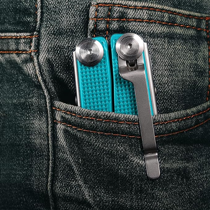 Multitool, Multitools Plier with Nylon Sheath, Multi-tool for Outdoor, Camping and Hunting for Dad Husband Men (Blue)