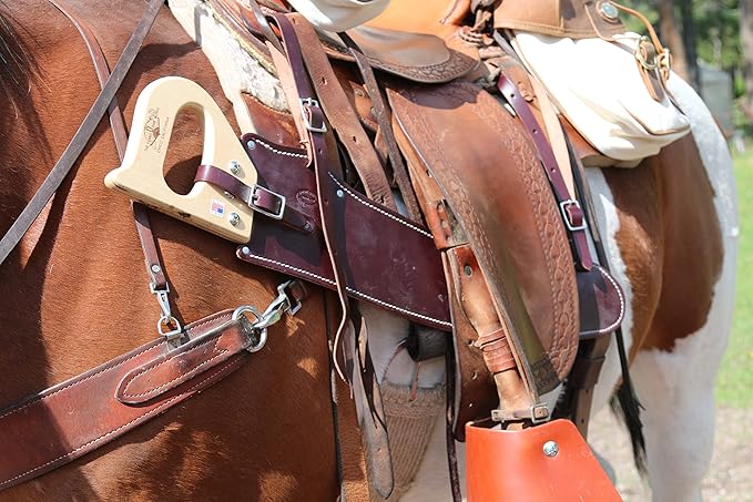 Hand Saw, Fanno Trail Saw with Premium Leather Scabbard & Cut-On-The-Pull Curved Blade for Hunting, Camping, Trail-Riding & Bushcraft; 22.5"
