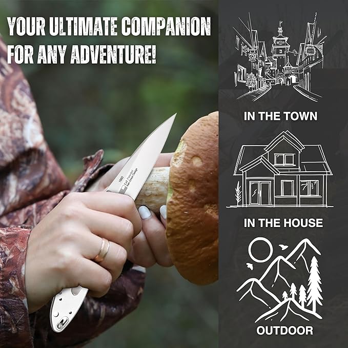 Worldwide Nutrition Bundle: Kershaw Leek Pocket Knife, 3" 14C28N Stainless Steel Drop Point Blade, Spring Assisted Knife, Folding EDC