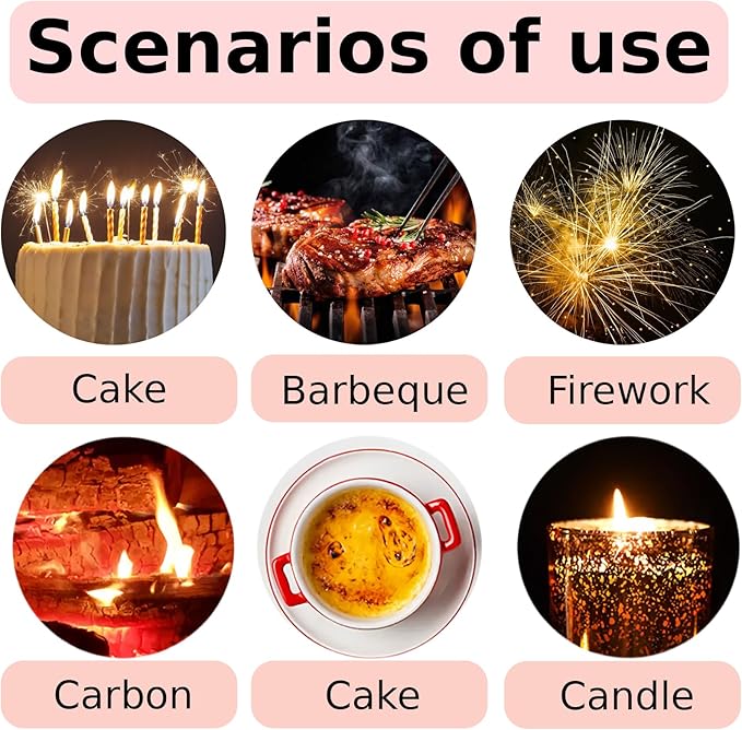 Cute Cartoon Animal Lighter Butane Refill, Pretty Aesthetic, Unique for Women Candles Gifts Camping BBQ (No Butane Fule) (15#)