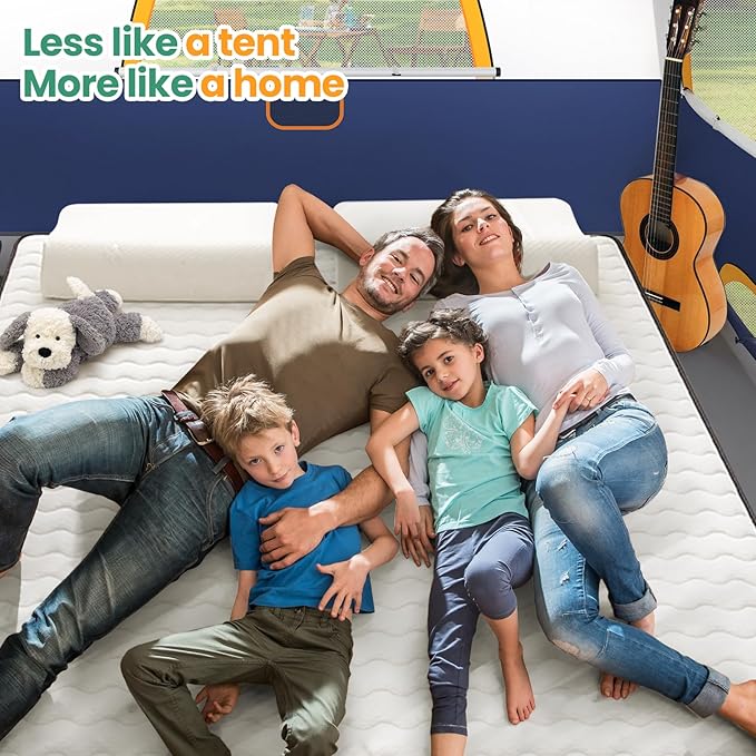 COBIZI Camping Tent, 4/6 Person Easy Setup Waterproof Windproof Backpacking Tent with Removable Rainfly, Lightweight Portable Outdoor Family Tents for Camping, Travel, Fishing, Hiking, Scouts