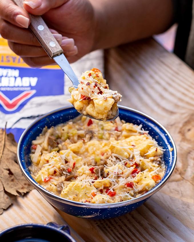 Mountain House Mexican Style Adobo Rice & Chicken, 2-Servings | Gluten-Free & Breakfast Skillet | Freeze Dried Backpacking & Camping Food | 2 Servings | Gluten-Free