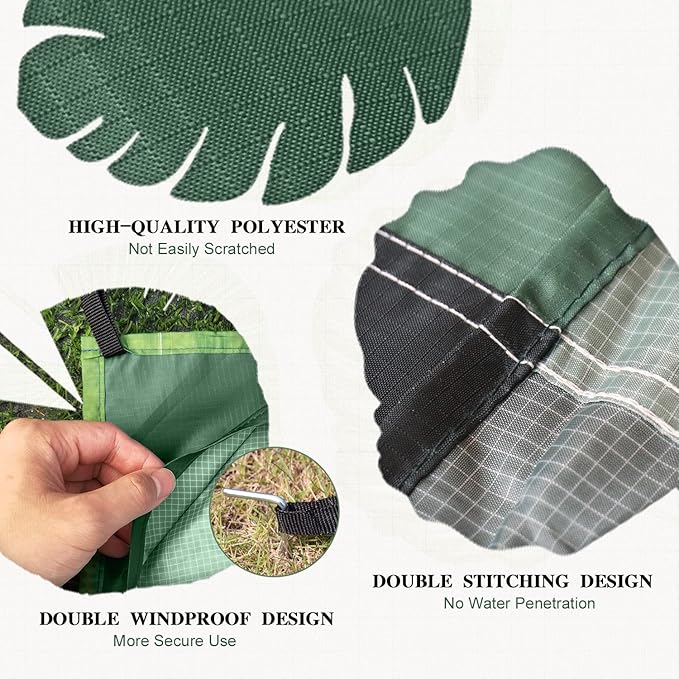 Beach Blanket Waterproof Sandproof, Picnic Blanket, Large Beach Mat 4-7 Adults, Lightweight Durable Sand Free Mat Quick Drying for Beach Travel Camping Hiking Picnic 79"x79"