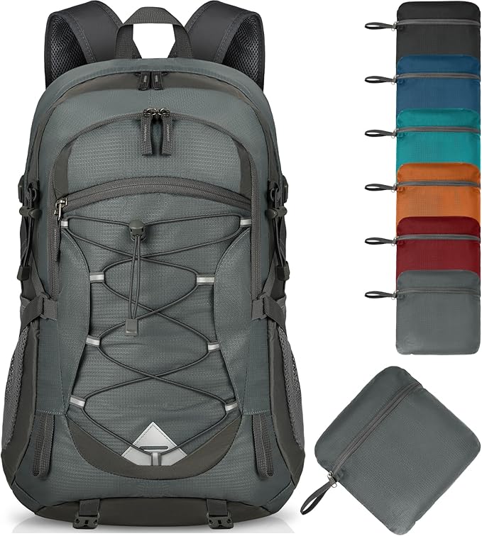 IGOLUMON Hiking Backpack 40L Packable Lightweight Camping Backpack Men Women Waterproof Hiking Daypack Outdoor Travel Daypack