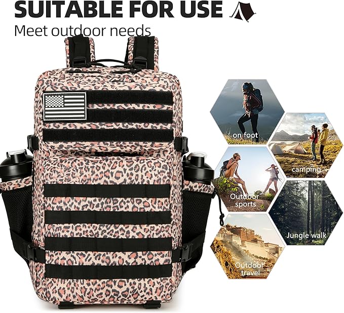 Military Tactical Backpack 45L Hiking Backpacks Men Women Molle Army BackPack Daypack for Camping Fishing Travel