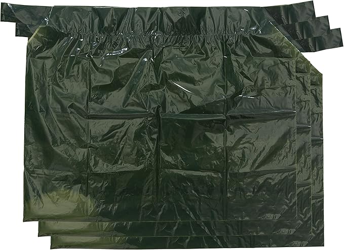 Stansport Disposable Toilet Bags - 3 Pack, Green, 17.7" L x 13.8" W