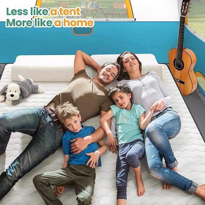 COBIZI Camping Tent, 4/6 Person Easy Setup Waterproof Windproof Backpacking Tent with Removable Rainfly, Lightweight Portable Outdoor Family Tents for Camping, Travel, Fishing, Hiking, Scouts