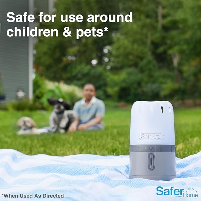 Safer Brand Safer Home SH1200 Outdoor Mosquito Repellent-Uses Natural Essential Oils, 1 Count (Pack of 1), Blue