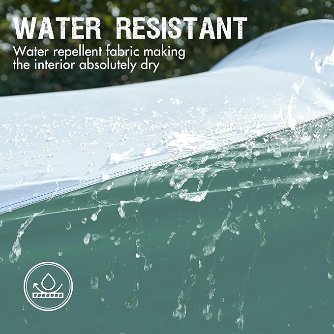 PORTAL 6/8/10 Person Family Camping Tent with Screen Room, Water Resistant Big Tunnel Tent with Rainfly, Large Family Tent for Outdoor Camping, Party