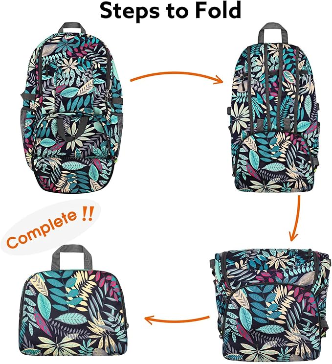 G4Free 40L Lightweight Packable Hiking Backpack, Waterproof Travel Daypack