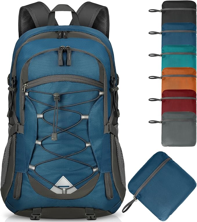 IGOLUMON Hiking Backpack 40L Packable Lightweight Camping Backpack Men Women Waterproof Hiking Daypack Outdoor Travel Daypack