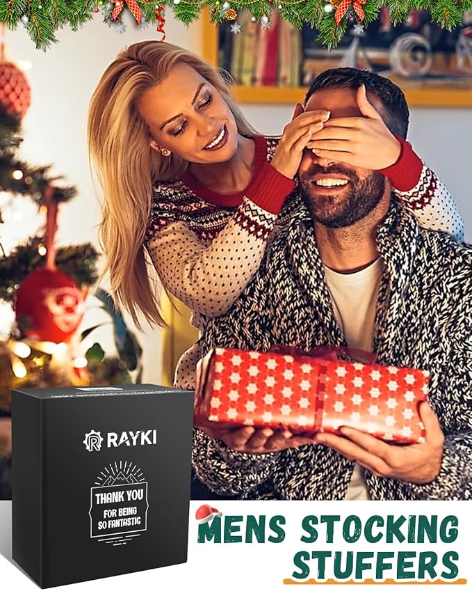 Gifts Baskets for Him Husband Boyfriend, Men's Birthday Gifts for Dad Friend Who Have Everything Father's Day Gift Multitool Set Contain 1*Hammer 1*Pocket Knife 1*Cup 1*Gifts Card I*Hammer Bag
