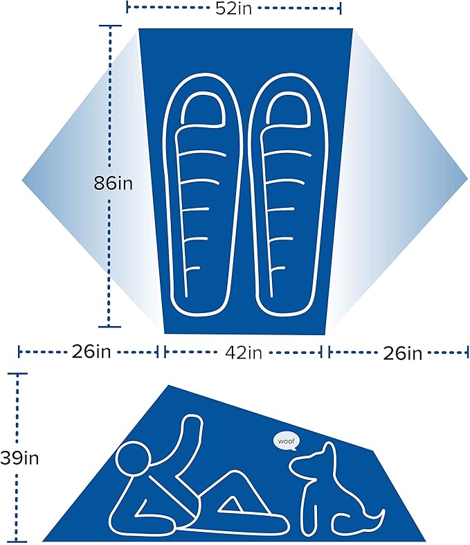 Big Agnes Blacktail & Blacktail Backpacking and Camping Tent