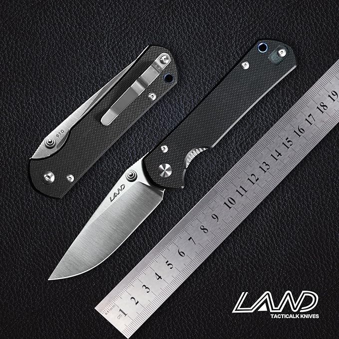 LAND Outdoor Hunting Survival Camping EDC Tool Pocket Folding Knife (910)