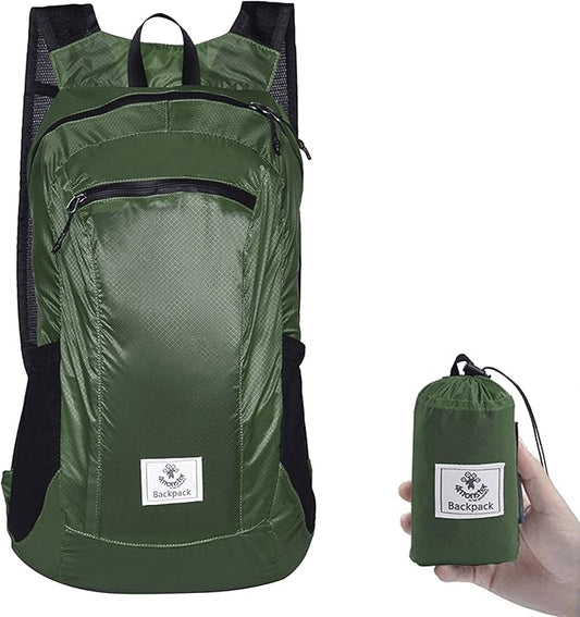 4Monster Hiking Daypack,Water Resistant Lightweight Packable Backpack for Travel Camping Outdoor