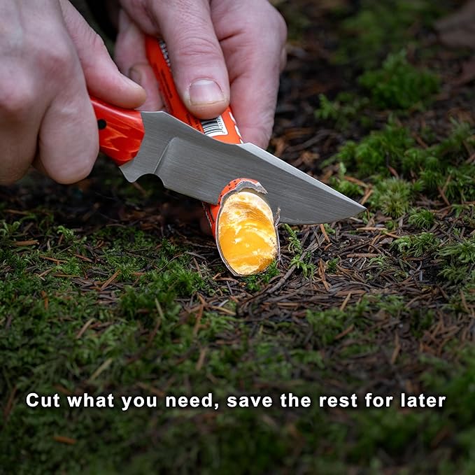 Fast Fire Stick - Survival Fire Starting Tinder, New Fat Rope Stick Version, Best Firestarter for Emergency, Survival, Campfire, Bushcraft, and Hiking - Waterproof & Non-Toxic (1 Stick)