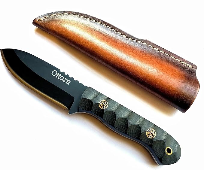 Ottoza Bushcraft Knife 7.5" Small Fixed Blade Knife 366