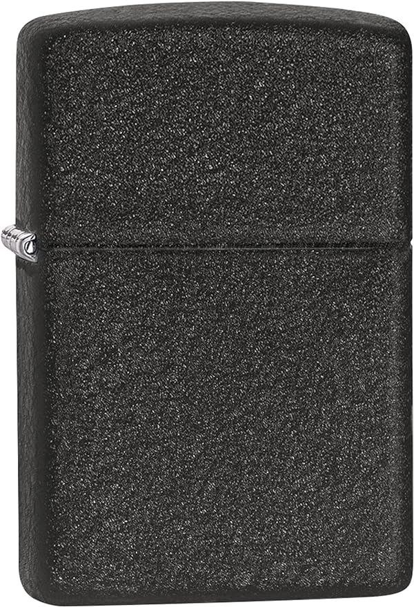 Zippo Black Crackle Pocket Lighter