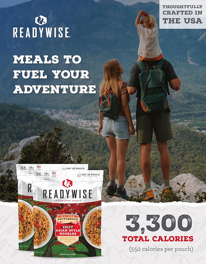 ReadyWise Switchback Spicy Asian Style Noodles (6 Pack)