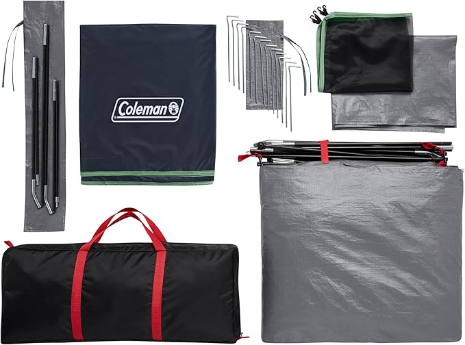 Coleman Skydome Tent with 5 Minute Setup,Weatherproof Tent with Rainfly & Carry Bag, 20% More Headroom Than Traditional Canopies