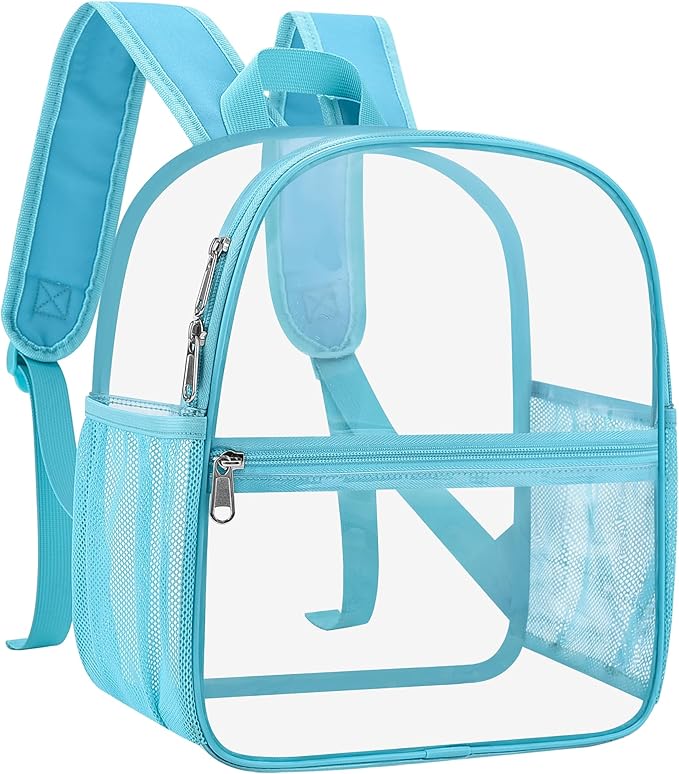 USPECLARE Clear Backpack for Stadium Approved 12×6×12, Water proof Clear Bag for Stadium Events and Concert Work Sport Event