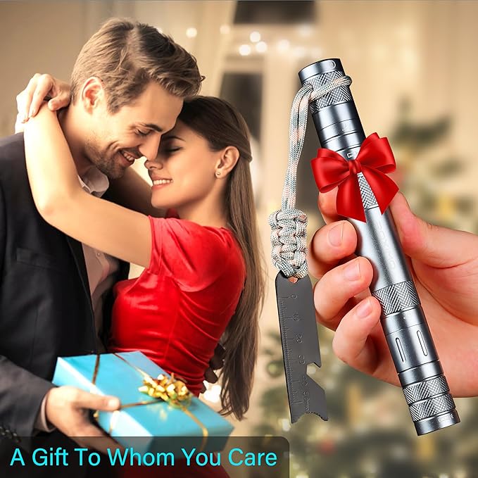 Gifts for Men Women POXIMO 9 in 1 Multitools, Stocking Stuffers EDC Multi Tool for Camping Hiking Surviving, Gift for Father Dad Husband Him Multi-Tool Survival Kits, Birthday Gifts Gadgets