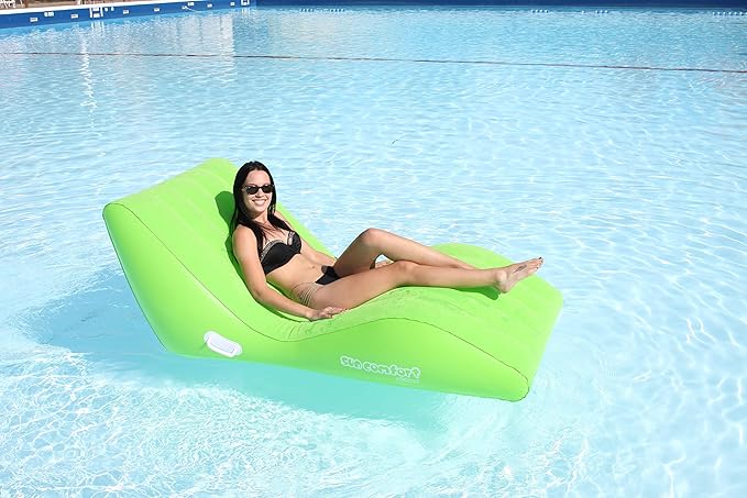Airhead SUN COMFORT COOL SUEDE Zero Gravity Lounge, Lime
