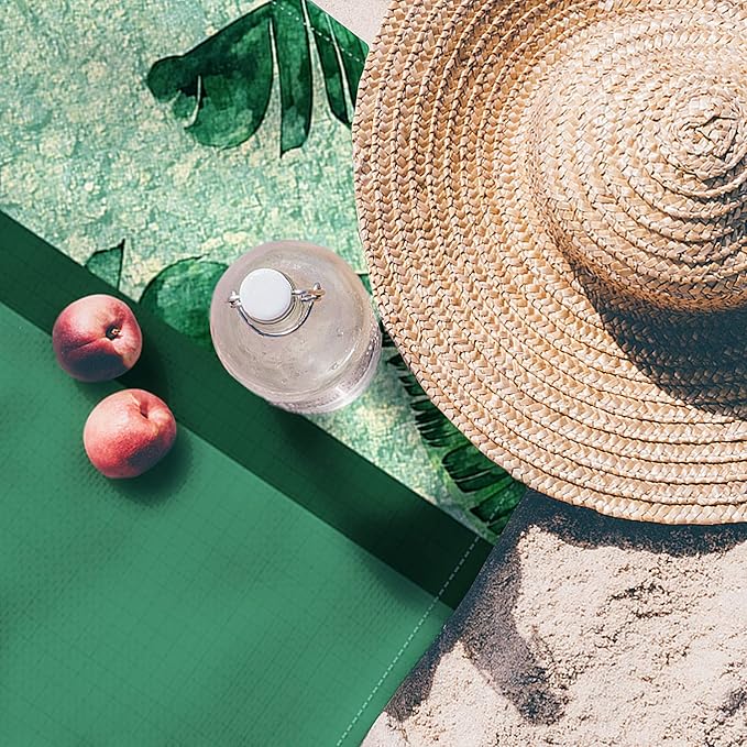 Beach Blanket Waterproof Sandproof, Picnic Blanket, Large Beach Mat 4-7 Adults, Lightweight Durable Sand Free Mat Quick Drying for Beach Travel Camping Hiking Picnic 79"x79"