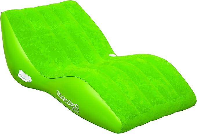 Airhead SUN COMFORT COOL SUEDE Zero Gravity Lounge, Lime
